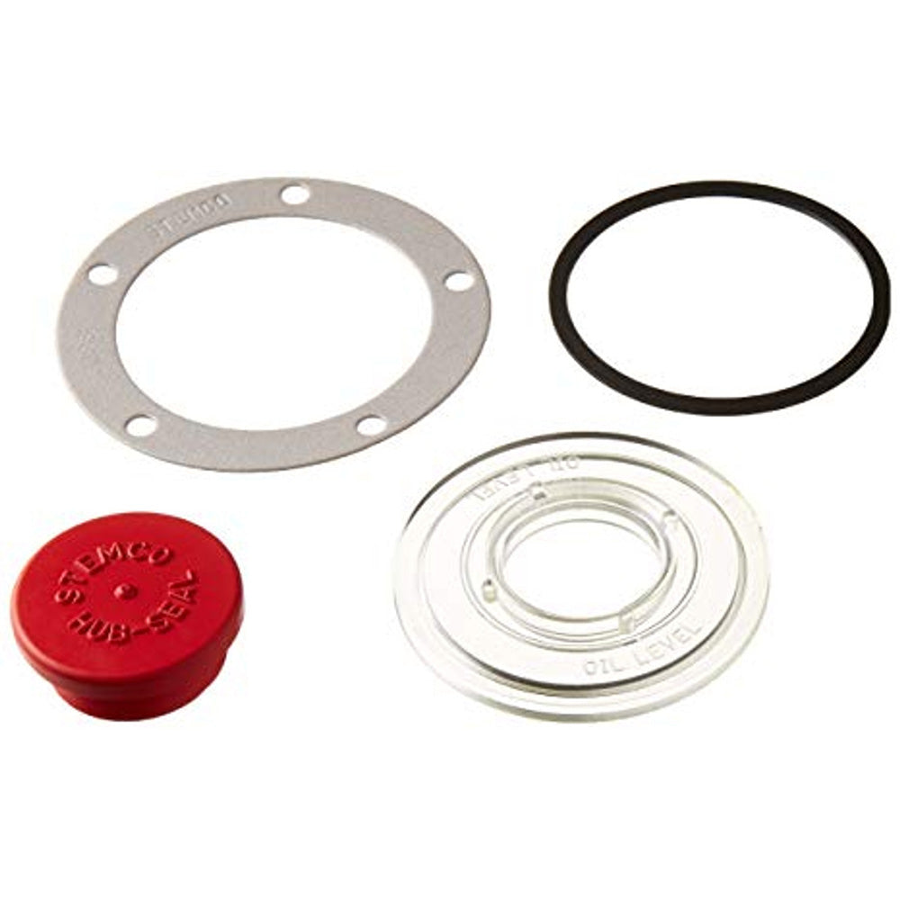 STEMCO Axle Hub Cap Window Kit - Suits 3 1/2" or 90mm Dia Window with Large Red Plug (359-5995)