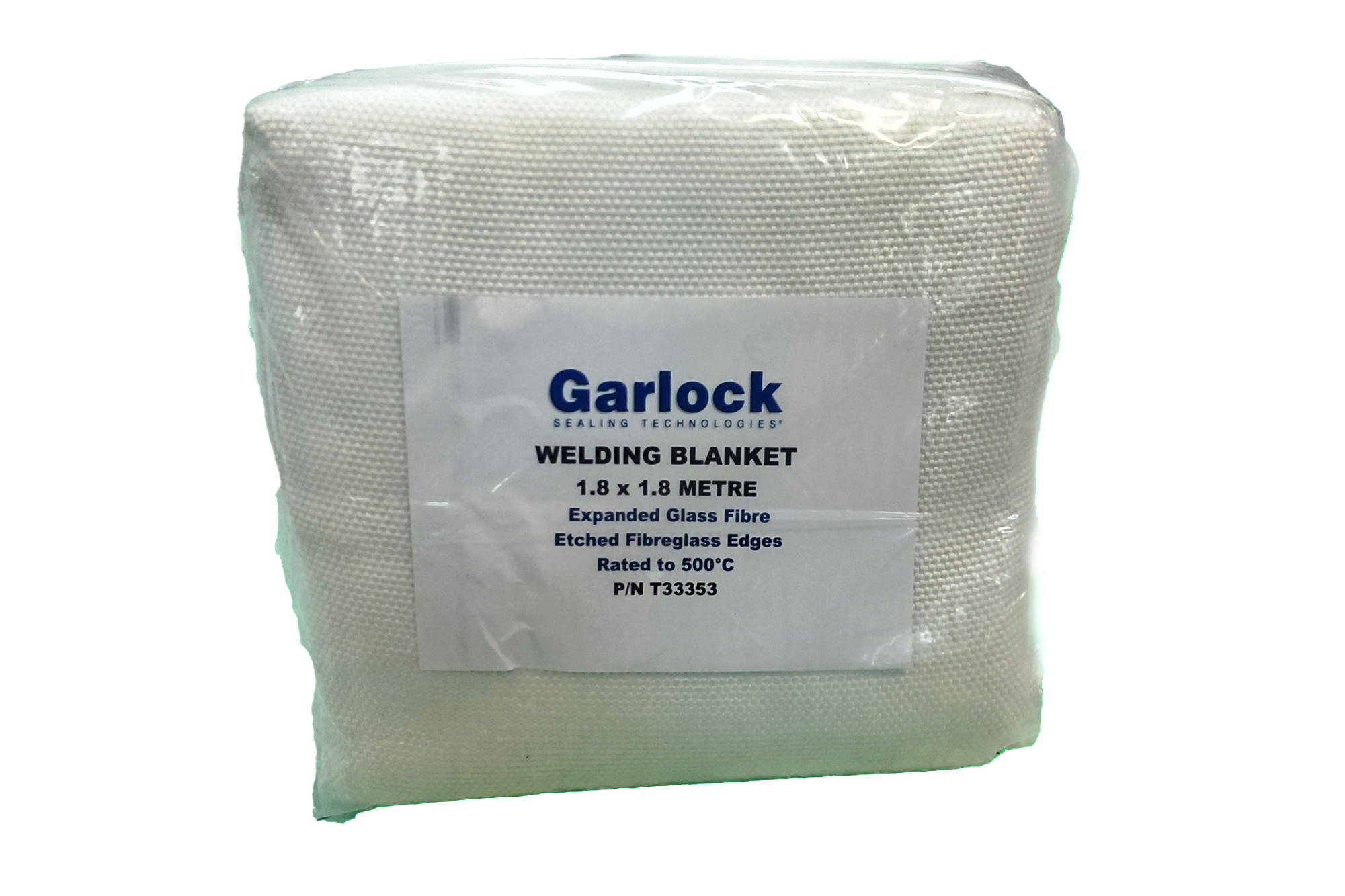 Garlock Welding Blanket 5mm(T) 1.8m X 1.8m, no Eyelets TSIL Tape Sewn Along Edge (T33353)