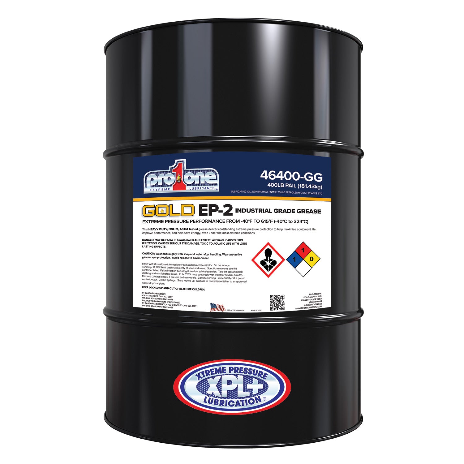 EP-2 Gold Industrial Grease