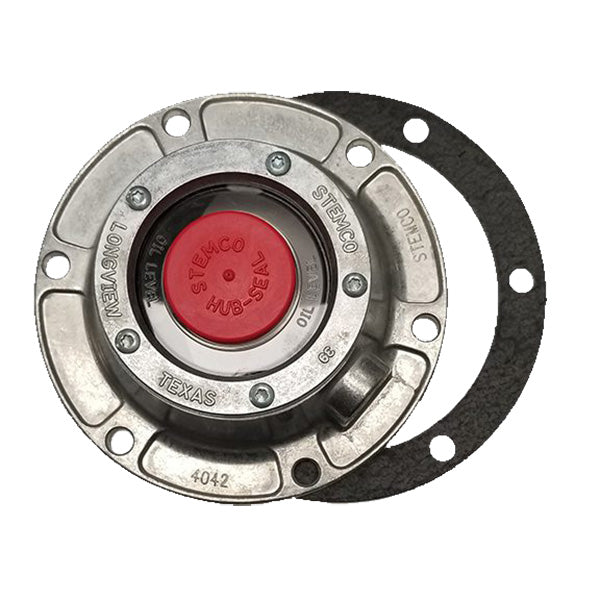 Stemco® Traditional Aluminum Hub Cap with Pipe Plug (343-4042)